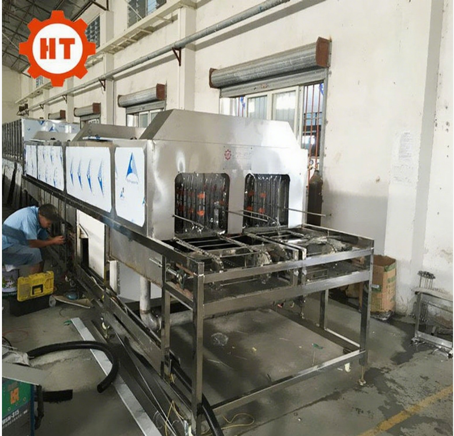 双排链高压喷淋清洗机2