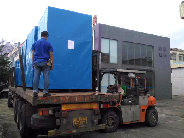 顶置式喷淋清洗机工作流程