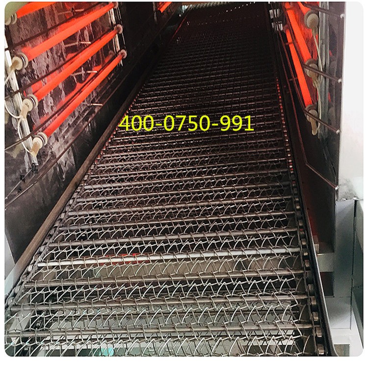 江门恒泰烘干机厂家制造工业用铁氟龙热风带式烘干线