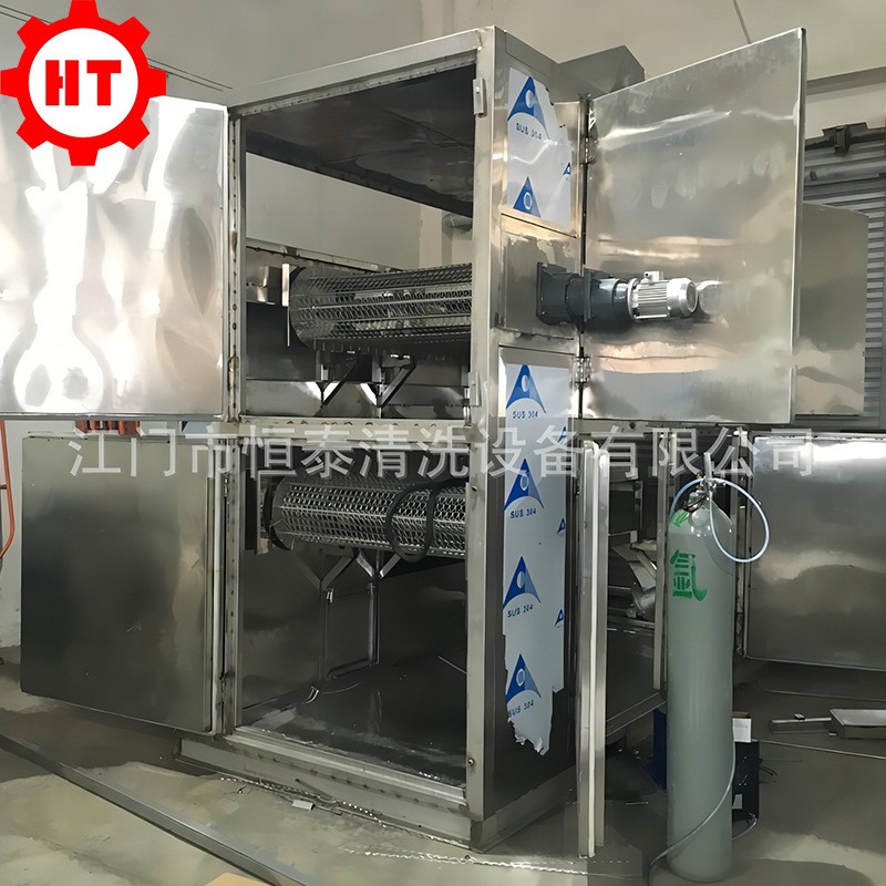 江门恒泰烘干机厂家制造工业用铁氟龙热风带式烘干线