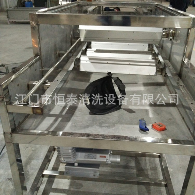 江门恒泰供应环保水洗通过式锂电池超声波清洗烘干机