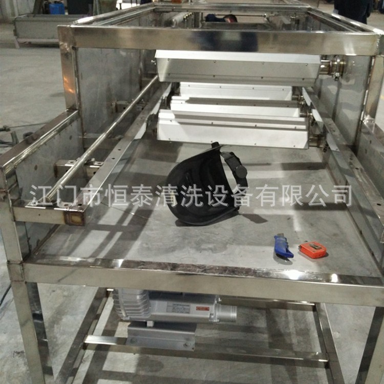 江门恒泰供应环保水洗通过式锂电池超声波清洗烘干机