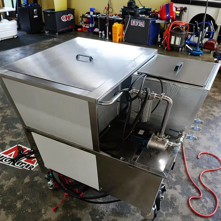 2025热销数控自动超声波清洗机钢制可用于清洁汽车配件上的油污便携式超声波清洗机