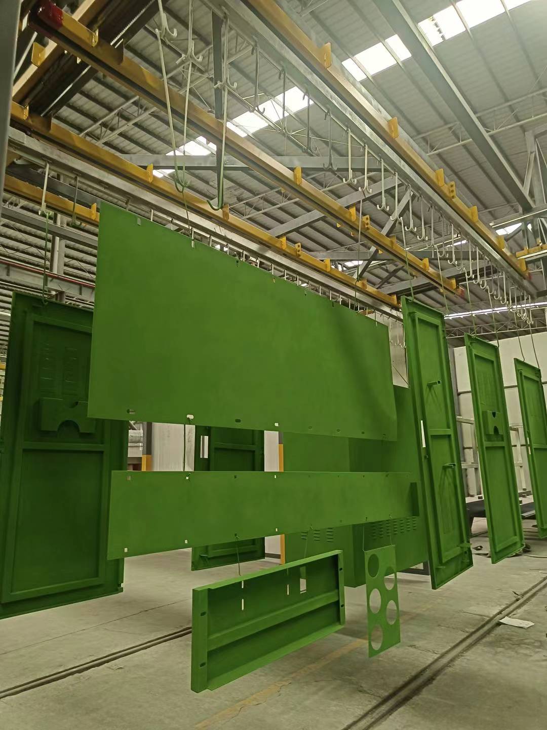 新型电动低噪音工业粉末塑料喷涂前处理清洗机 手动自动一体化生产线