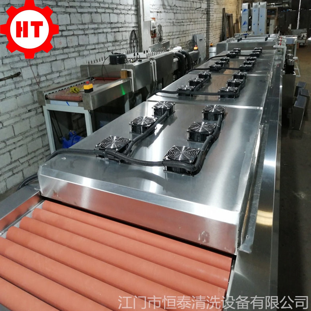 恒泰塑料板pvc除油清洗机 广州万通板毛刷胶辊喷淋清洗烘干机