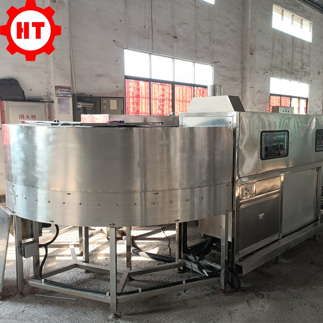 恒泰工业用清洗设备 U型单人操作周转箱高压喷淋清洗烘干线