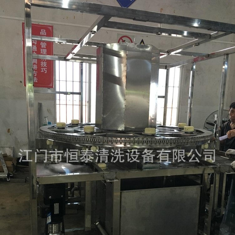 江门恒泰供应湖南啤酒桶全自动清洗烘干线 不锈钢啤酒桶酸洗钝化