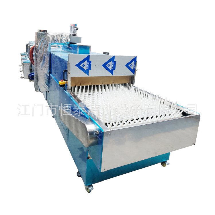 湖南不锈钢管材清洗机 除油锈蜡全自动超声波清洗烘干线