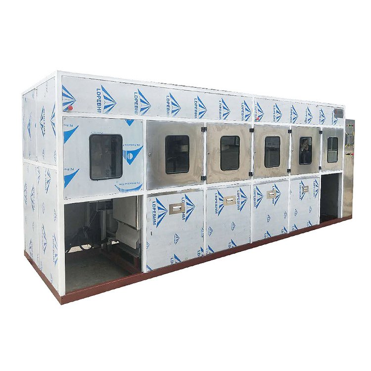 江门恒泰PP塑料件自动无水超声波清洗机 环保碳氢超音波清洗设备