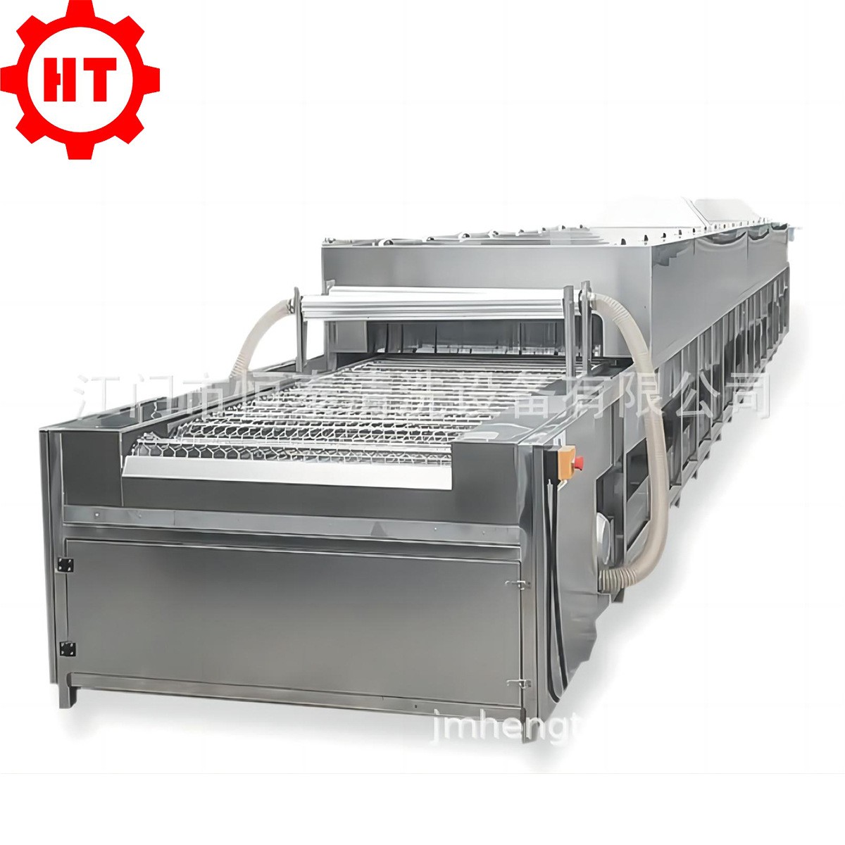 恒泰工业用清洗设备 U型单人操作周转箱高压喷淋清洗烘干线