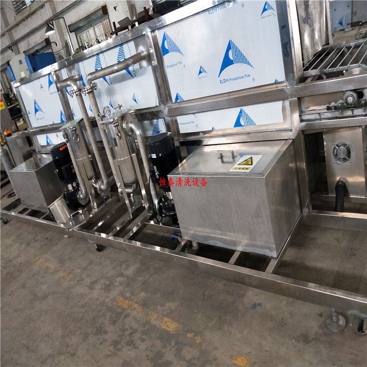 恒泰周转箱除油除蜡清洗机 汽车装料筐重油污自动高压喷淋清洗烘干